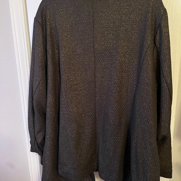 Torrid blazer 5 black with golden detail all over NYE night out jacket - Picture 7 of 8